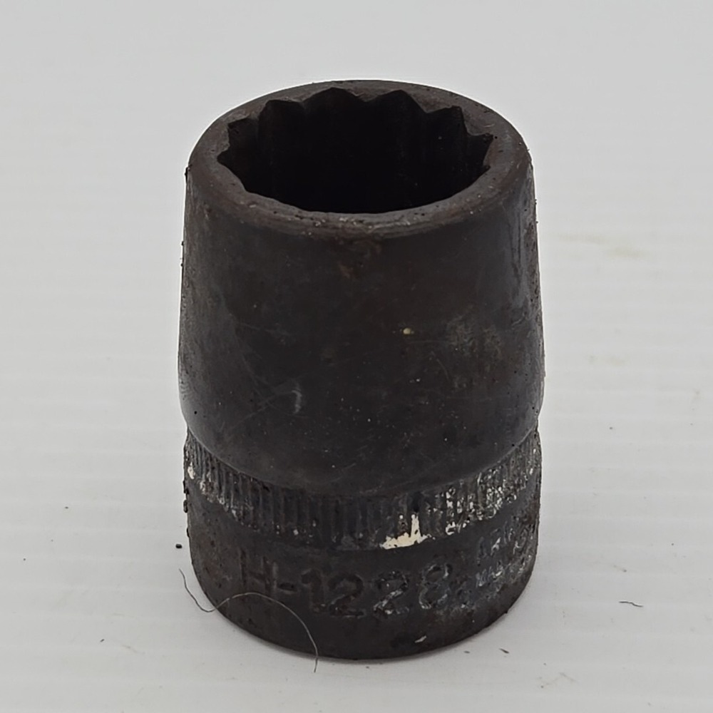 Vintage Armstrong H-1228 7/8" x 3/4" Drive Impact Socket USA Rare